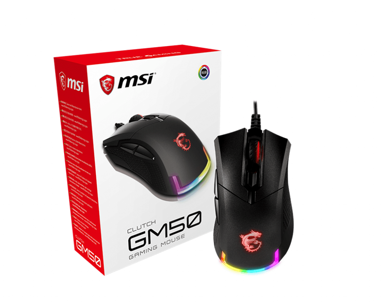 Gaming Mouse MSI Clutch GM50 RGB _919KT